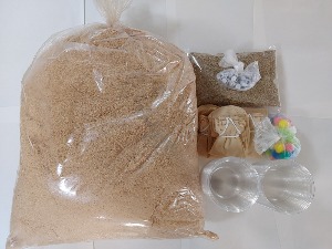 잔디인형만들기재료 50개용량(씨+톱밥)-별도구매